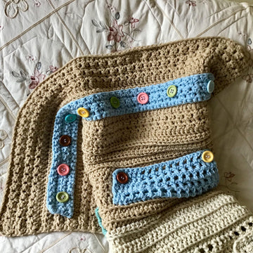 The Button Blanket Throw