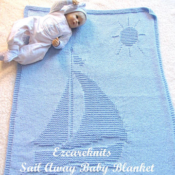 Sail Away Baby Blanket