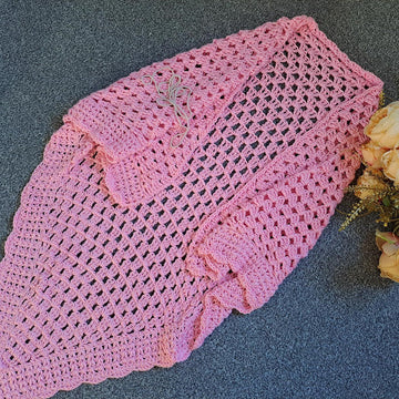 Crochet The Delicate Rose Shawl Pattern