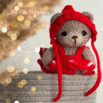 Knitting baby bear and Outfit for Baby Bear