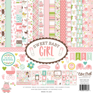 Echo Park Paper Echo Park Collection Kit 12"X12" - Sweet Baby Girl