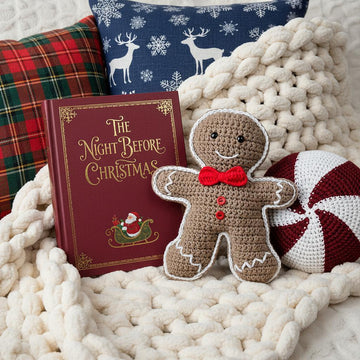 Gingerbread Man Pillow