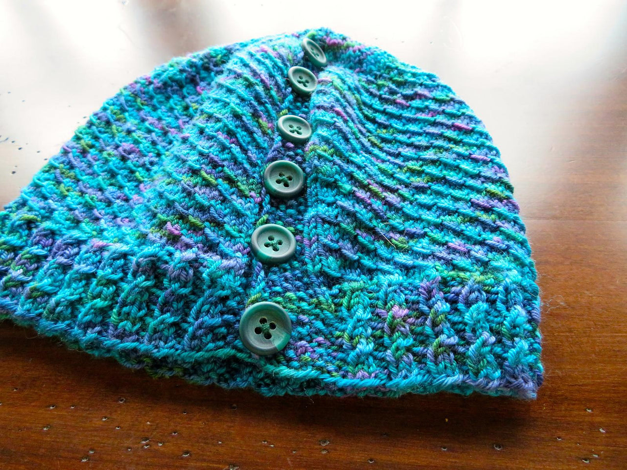 Mermaid Scales Ponytail Hat