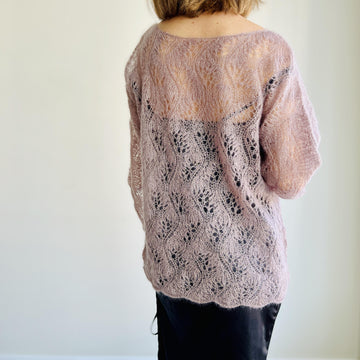 Lace mohair jumper