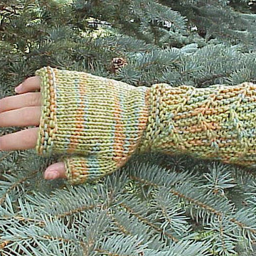 Zig 'n Zag Fingerless Mitts