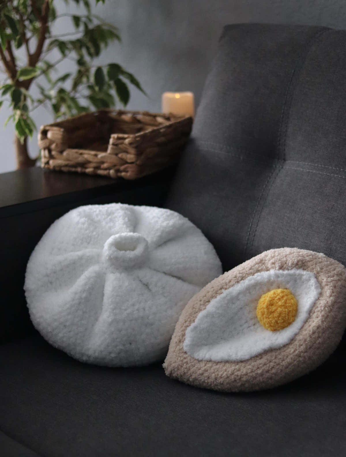 Khinkali & Khachapuri Amigurumi Pillow Crochet Pattern