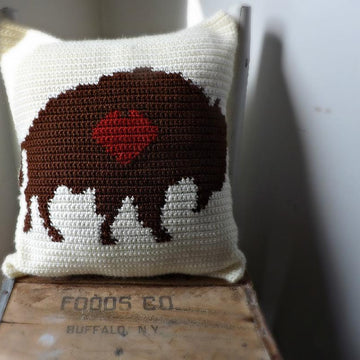 Buffalo Love Pillow Cushion
