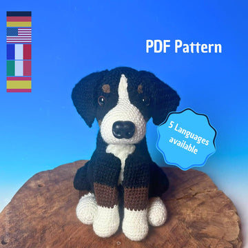 Appenzeller großer Schweizer Sennenhund Amigurumi