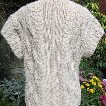 Tie Front Gilet with Incorporated Borders