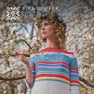 Fira Jumper - Jumper Knitting Pattern For Women in MillaMia Naturally Soft Cotton by MillaMia
