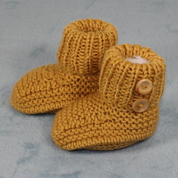 Toddler Chunky 2 Button Slipper Boots Circular
