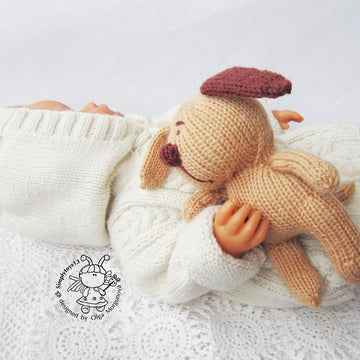Toy for sleep. Doggie  for small babies