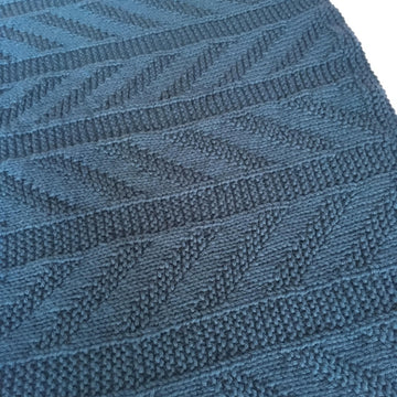 Zig Zag Split Blanket, Knitting Pattern