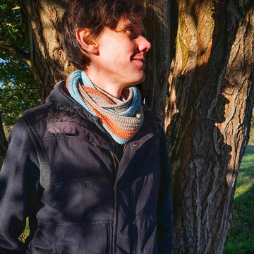 Simple Striped Infinity Scarf