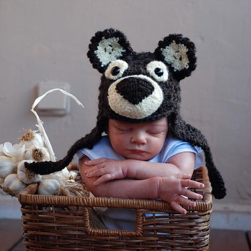 New Born Baby Bear Hat