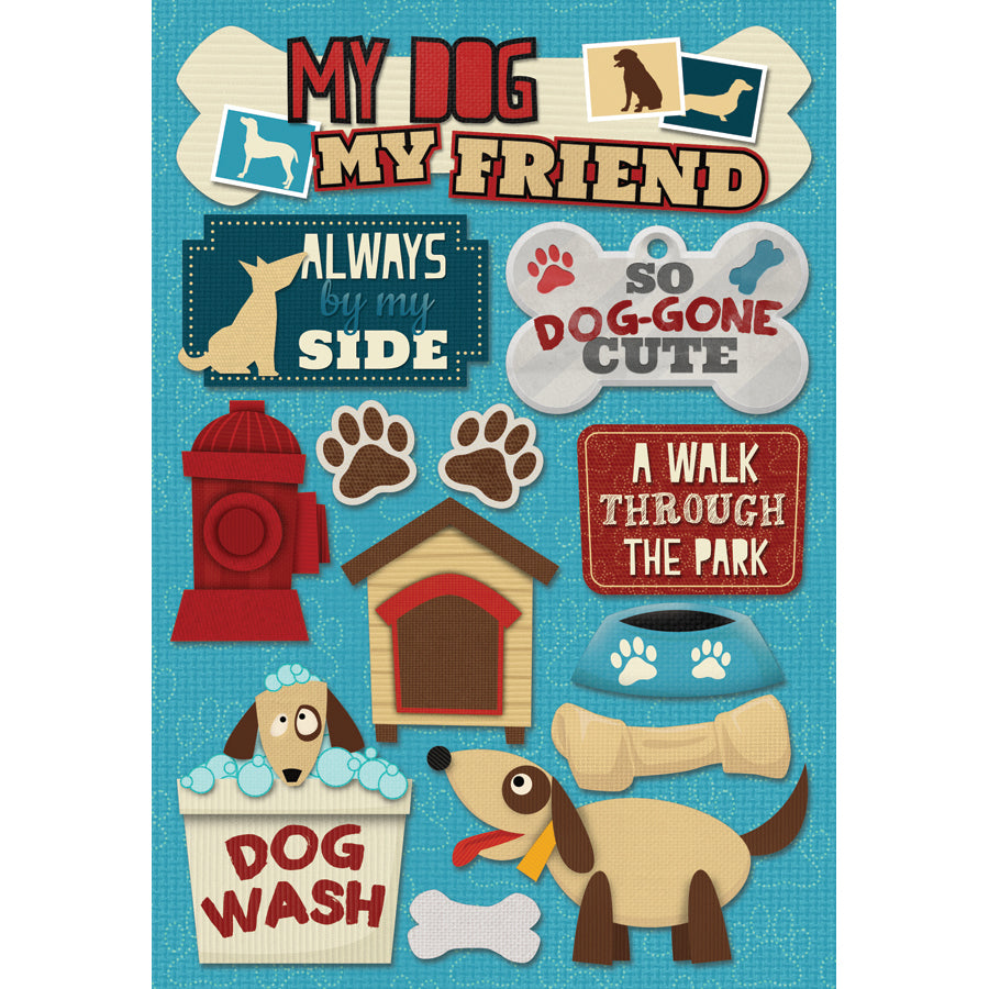 Karen Foster Cardstock Stickers - My Dog, My Friend