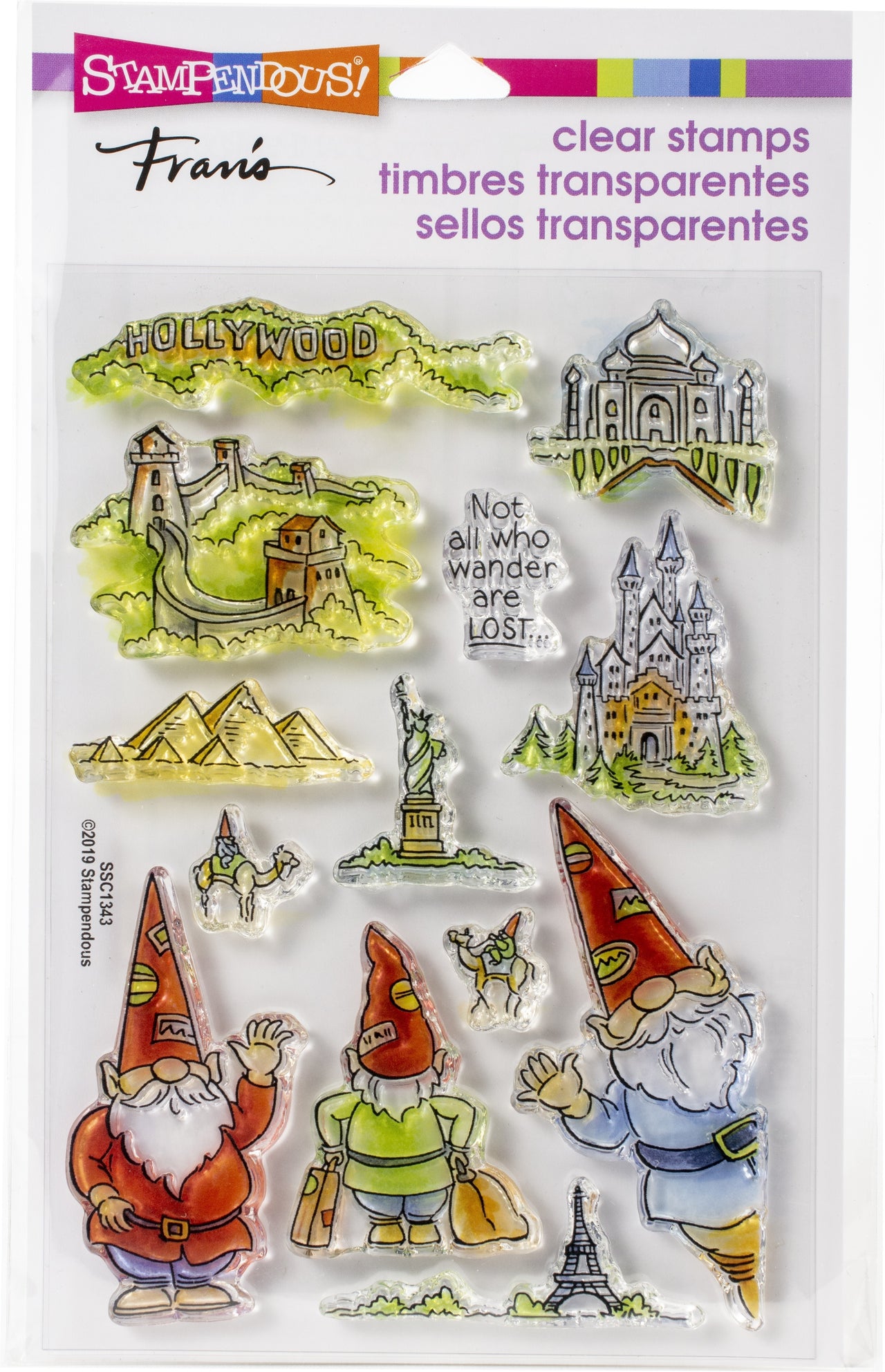 Stampendous Perfectly Clear Stamps - Gnome Travels