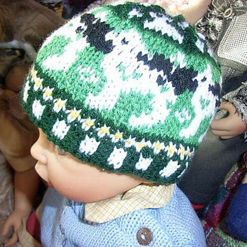 Little lamb baby beanie