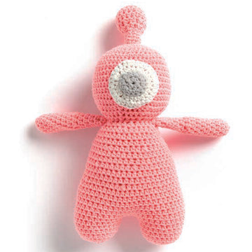 Crochet Bleep Blorp Toy in Bernat Bundle Up - Downloadable PDF