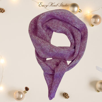 Quick Knit Circle Scarf - Neck Warmer Knitting Pattern