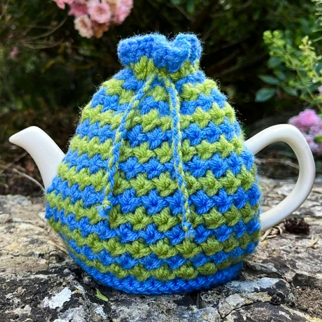 Cornflower 2 Cup Teapot Cosy Knitting Pattern