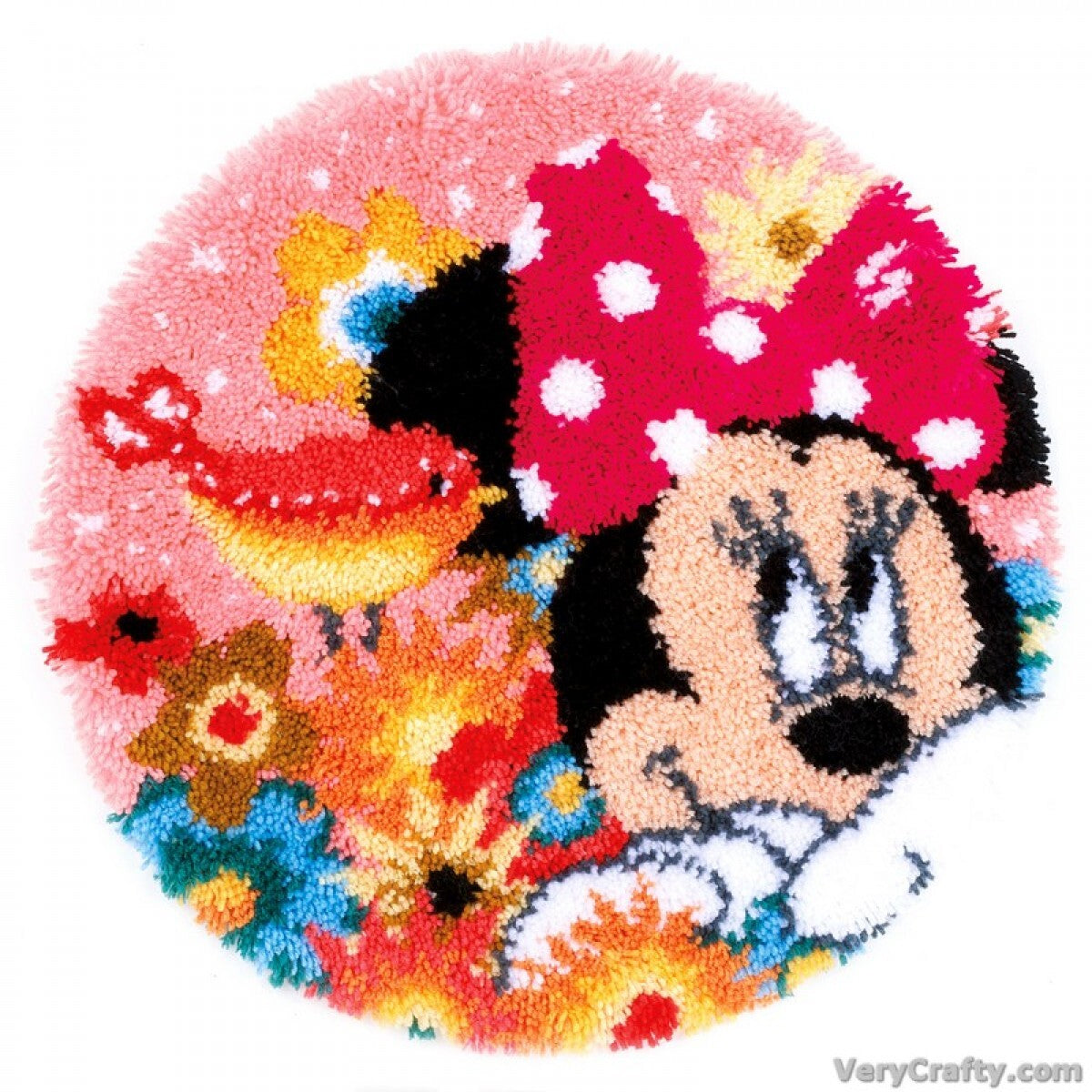 Vervaco Psst I've a Secret Minnie Latch Hook Rug - PN-0168424