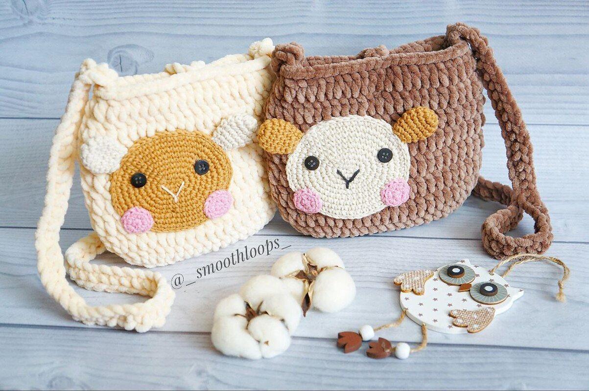 Crochet Bag Sheep