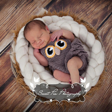 Romper Suit with Owl Detail
