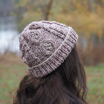 Embellished Cable Beanie