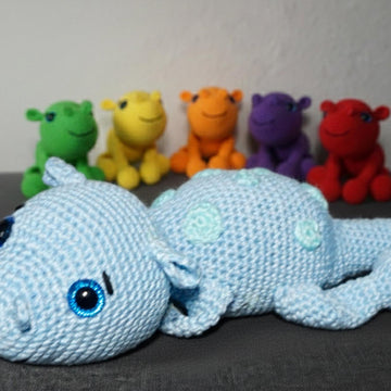 Crochet Pattern Dino Berti Brontoknuddel