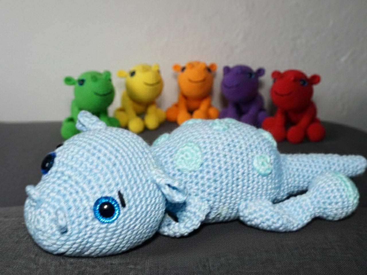 Crochet Pattern Dino Berti Brontoknuddel