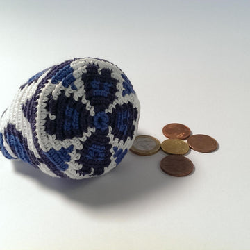 Coin Purse in Delft Blue