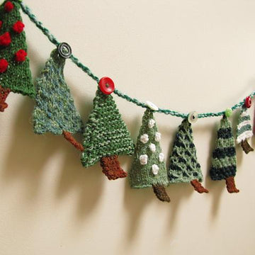 Christmas Tree Advent Garland