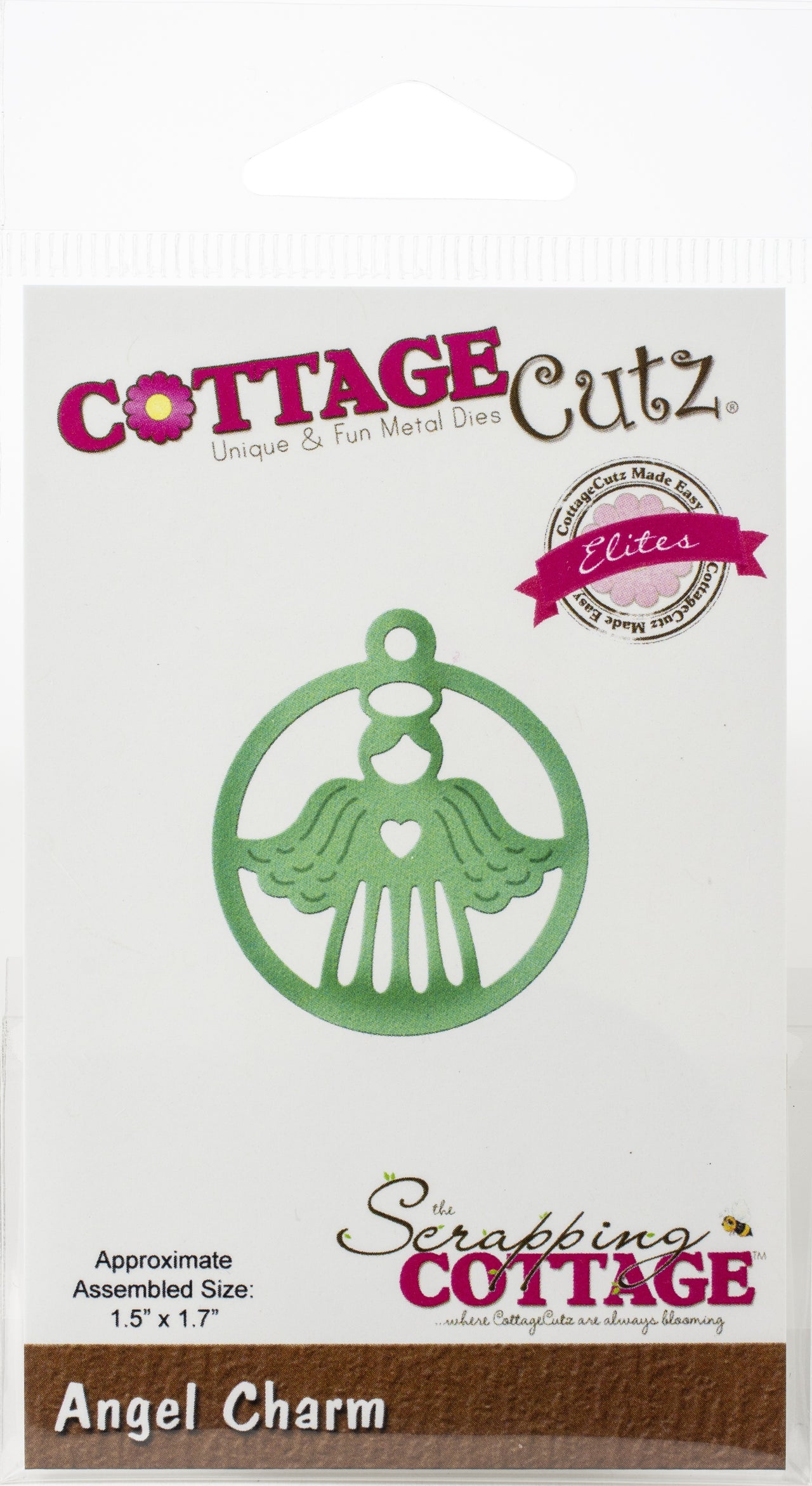 CottageCutz Elites Die - Angel Charm, 1.5"X1.7"