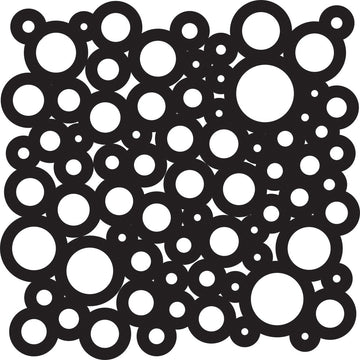The Crafter's Workshop Crafter's Workshop Template 12"X12" - Cosmic Bubbles