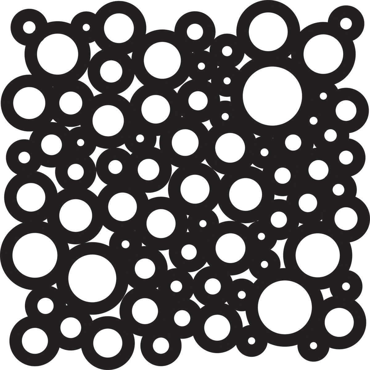 The Crafter's Workshop Crafter's Workshop Template 12"X12" - Cosmic Bubbles