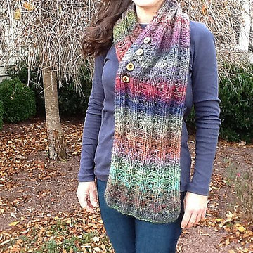 Polymath - a scarf, cowl, wrap and hood in one