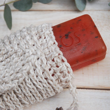 Crochet Leaf Soap Saver