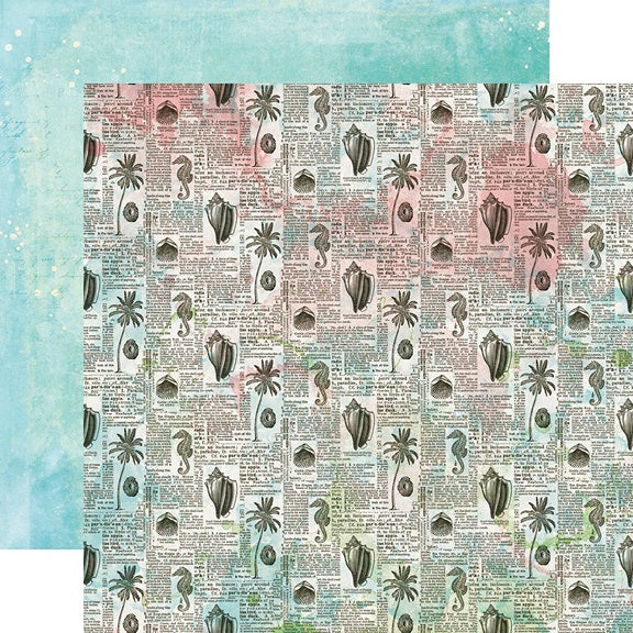 Simple Stories Simple Vintage Coastal Double-Sided Cardstock 12"X12" 25/Pkg - Sea You Soon