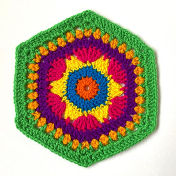 Hexagon Flower II by HueLaVive