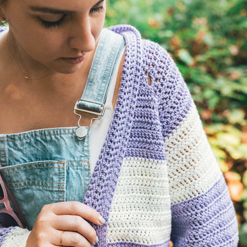 Slouchy Stripe Cardigan