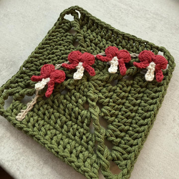 Bleeding Hearts Granny Square