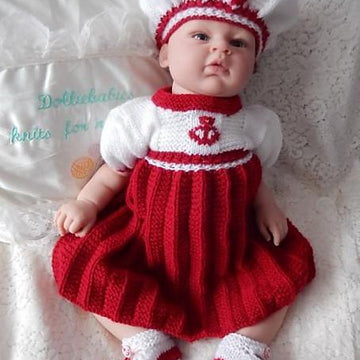 48. Girl's Sailor Dress Set