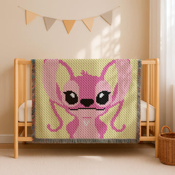 Angel Stitch's Love Throw Blanket Boojiboo Afghan Experiment 624 Graph C2C CROCHET PATTERN