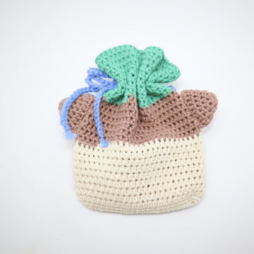 Reindeer Drawstring Treat Bag