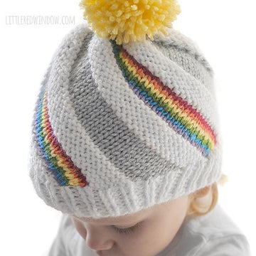 Rainbow Swirl Hat