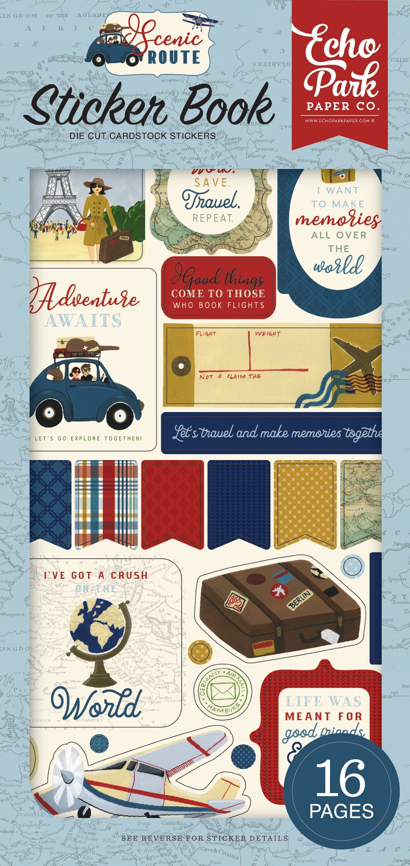 Echo Park Paper Echo Park Sticker Book - Scenic Route