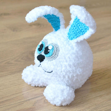 Bunny Amigurumi. Crochet Rabbit. Bunny Ball Toy. Easter Pattern