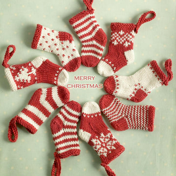 Mini Christmas stocking ornament