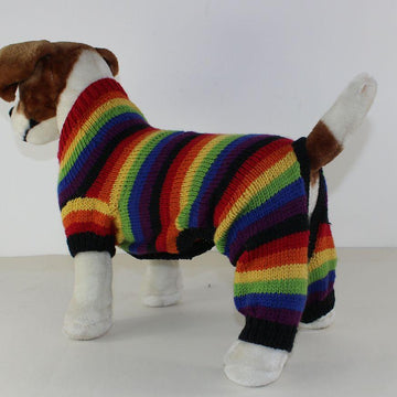 Dog Rainbow Stripe Onesie